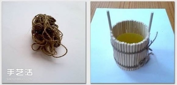 口香糖瓶子廢物利用DIY手工制作水桶模型 -  rpnrmr.com