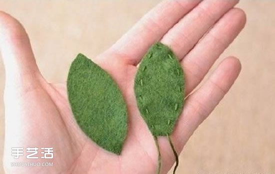 布藝胸花制作過程 不織布胸針DIY方法圖解 -  rpnrmr.com