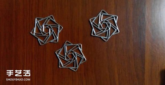 訂書(shū)釘玫瑰花制作圖解 用訂書(shū)釘做玫瑰的步驟 -  rpnrmr.com