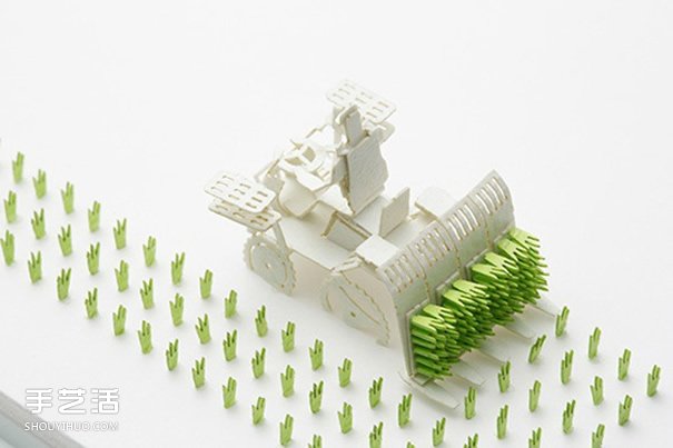 彩色卡紙雕琢成的生活場(chǎng)景 大師級(jí)紙模型作品 -  rpnrmr.com