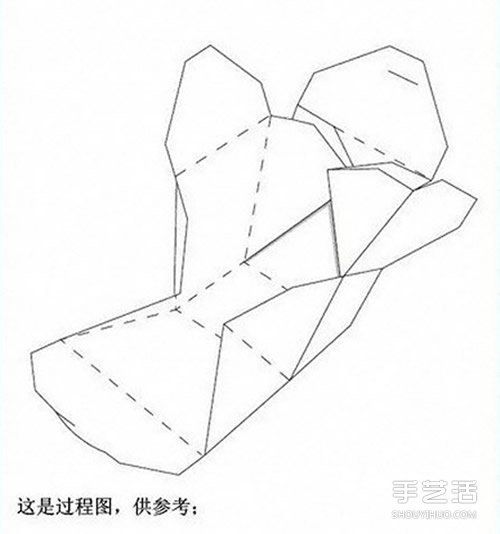 時(shí)尚方形包裝盒展開圖 正方形紙盒的折法圖解 -  rpnrmr.com