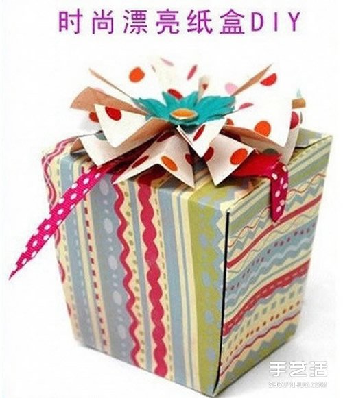時(shí)尚方形包裝盒展開圖 正方形紙盒的折法圖解 -  rpnrmr.com