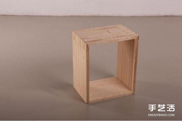 木頭凳子也懂心軟 順著壓力就凹陷的松木凳子 -  rpnrmr.com