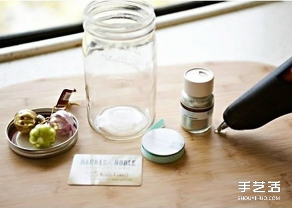 DIY玻璃罐裝飾品過(guò)程 玻璃瓶飾品制作教程 -  rpnrmr.com