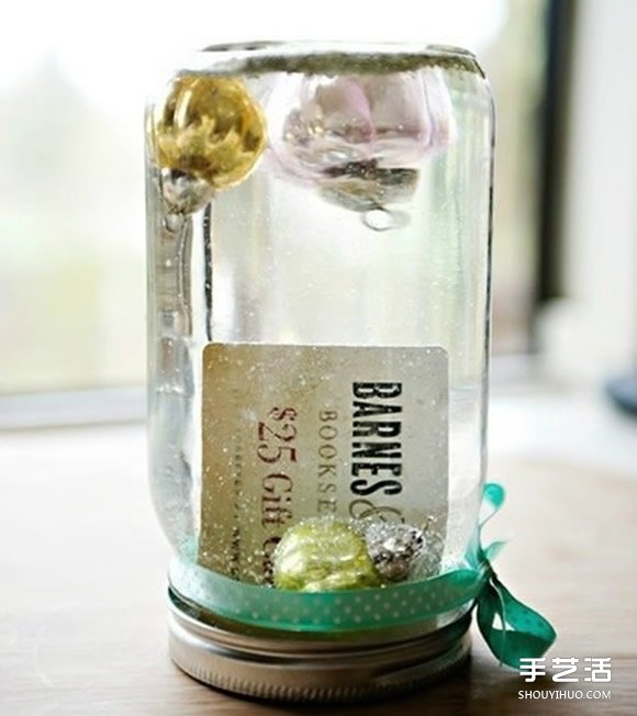 DIY玻璃罐裝飾品過(guò)程 玻璃瓶飾品制作教程 -  rpnrmr.com