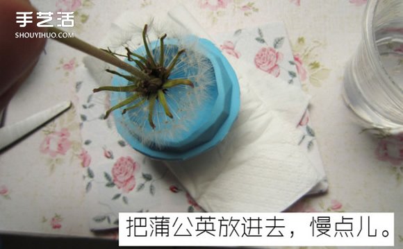嵌花樹脂蒲公英制作教程 蒲公英樹脂標本DIY -  rpnrmr.com