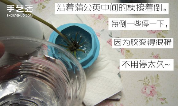 嵌花樹脂蒲公英制作教程 蒲公英樹脂標本DIY -  rpnrmr.com