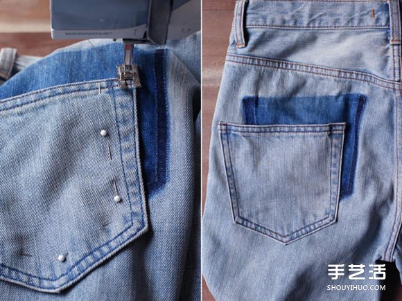 舊牛仔褲創(chuàng)意口袋DIY 擁有最流行的掉落口袋 -  rpnrmr.com