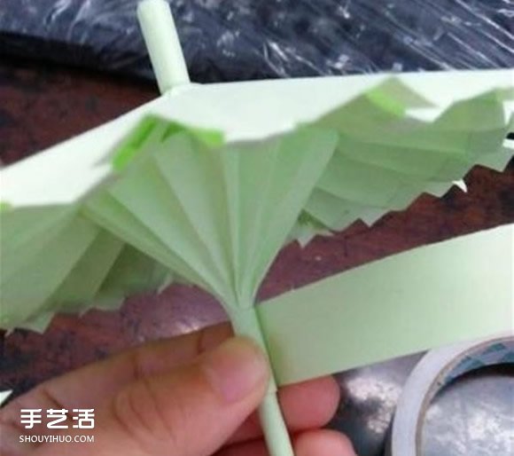 立體小雨傘的折法圖解 兒童紙雨傘制作方法 -  rpnrmr.com