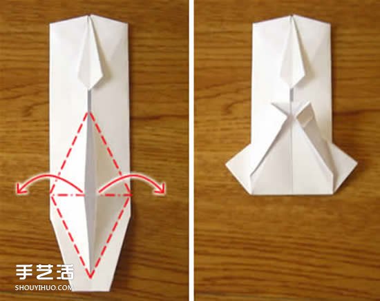 美元折紙短袖T恤的圖解教程 自帶可愛小領(lǐng)帶 -  rpnrmr.com