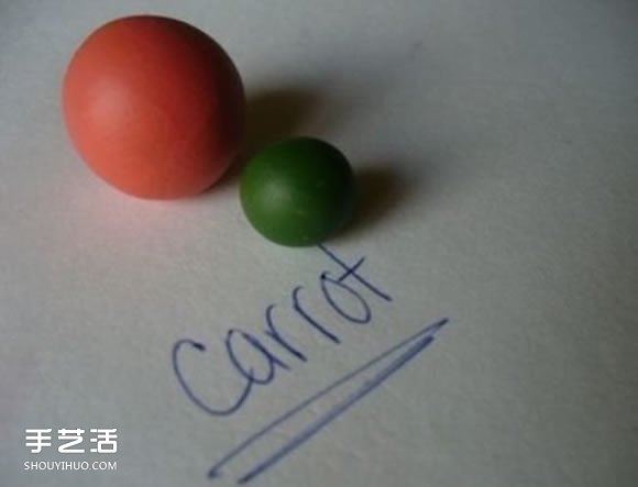 超輕粘土胡蘿卜制作 手工DIY粘土胡蘿卜圖解 -  rpnrmr.com