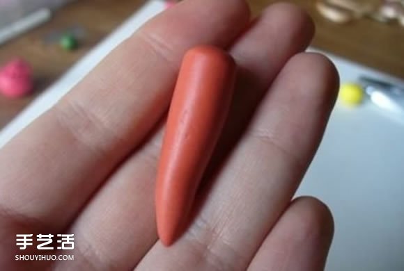 超輕粘土胡蘿卜制作 手工DIY粘土胡蘿卜圖解 -  rpnrmr.com