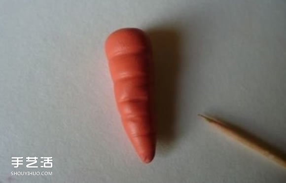 超輕粘土胡蘿卜制作 手工DIY粘土胡蘿卜圖解 -  rpnrmr.com