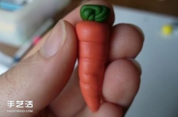 超輕粘土胡蘿卜制作 手工DIY粘土胡蘿卜圖解 -  rpnrmr.com