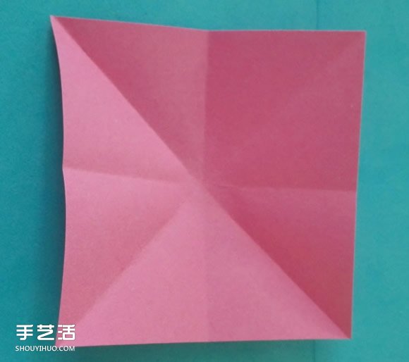 簡易玫瑰花折紙步驟 兒童玫瑰花的折法圖片 -  rpnrmr.com