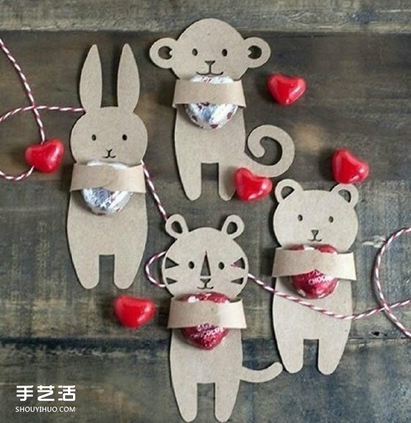幼兒剪紙動物糖果包裝 硬紙片糖果包裝DIY制作 -  rpnrmr.com