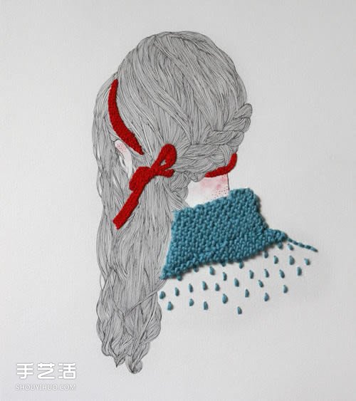 刺繡藝術(shù)家Izziyana Suhaimi的精工刺繡作品 -  rpnrmr.com