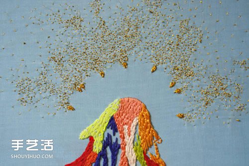 刺繡藝術(shù)家Izziyana Suhaimi的精工刺繡作品 -  rpnrmr.com
