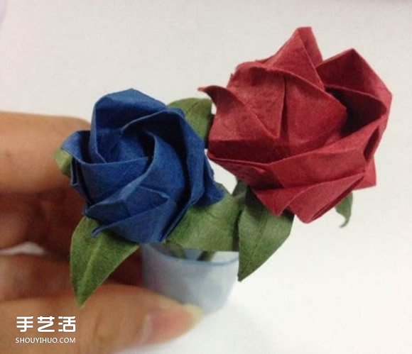 超詳細(xì)川崎玫瑰的折法圖解 包括花朵和花托 -  rpnrmr.com