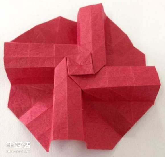 超詳細(xì)川崎玫瑰的折法圖解 包括花朵和花托 -  rpnrmr.com