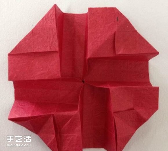 超詳細(xì)川崎玫瑰的折法圖解 包括花朵和花托 -  rpnrmr.com