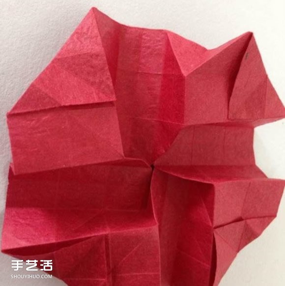 超詳細(xì)川崎玫瑰的折法圖解 包括花朵和花托 -  rpnrmr.com