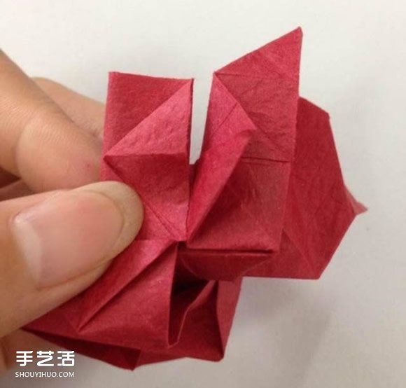 超詳細(xì)川崎玫瑰的折法圖解 包括花朵和花托 -  rpnrmr.com
