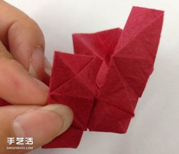 超詳細(xì)川崎玫瑰的折法圖解 包括花朵和花托 -  rpnrmr.com