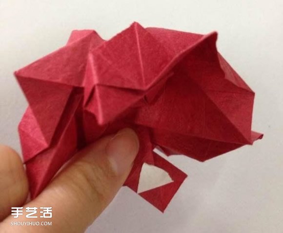 超詳細(xì)川崎玫瑰的折法圖解 包括花朵和花托 -  rpnrmr.com