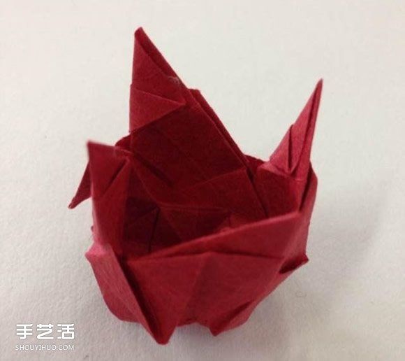 超詳細(xì)川崎玫瑰的折法圖解 包括花朵和花托 -  rpnrmr.com