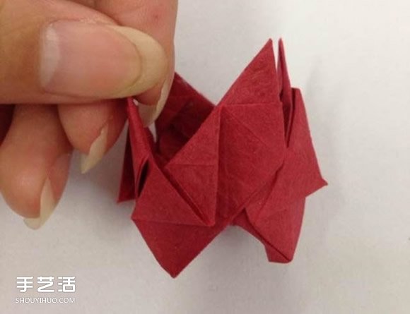 超詳細(xì)川崎玫瑰的折法圖解 包括花朵和花托 -  rpnrmr.com