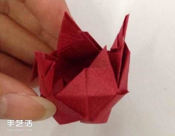 超詳細(xì)川崎玫瑰的折法圖解 包括花朵和花托 -  rpnrmr.com
