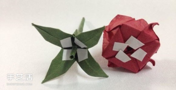 超詳細(xì)川崎玫瑰的折法圖解 包括花朵和花托 -  rpnrmr.com
