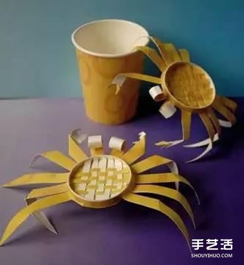 幼兒園螃蟹模型制作 一次性紙杯做螃蟹的教程 -  rpnrmr.com