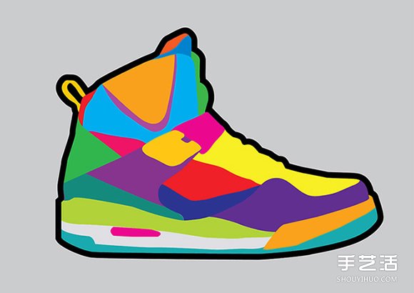 七彩拼圖解構(gòu)既有概念 拼湊自己的Jordan鞋！ -  rpnrmr.com