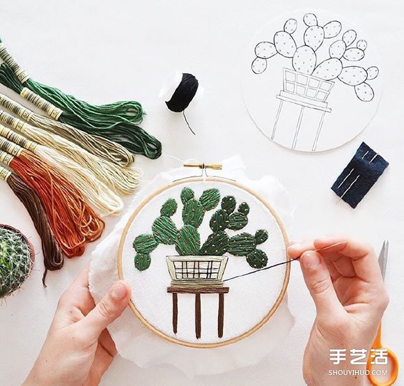 小清新手工刺繡作品欣賞 感受一針一線的美好 -  rpnrmr.com