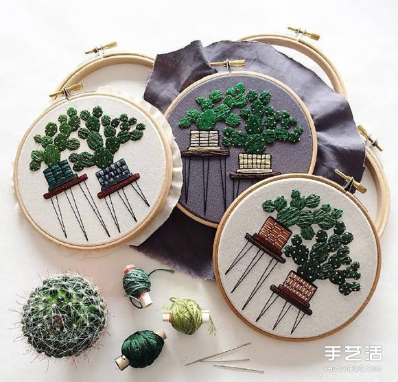 小清新手工刺繡作品欣賞 感受一針一線的美好 -  rpnrmr.com