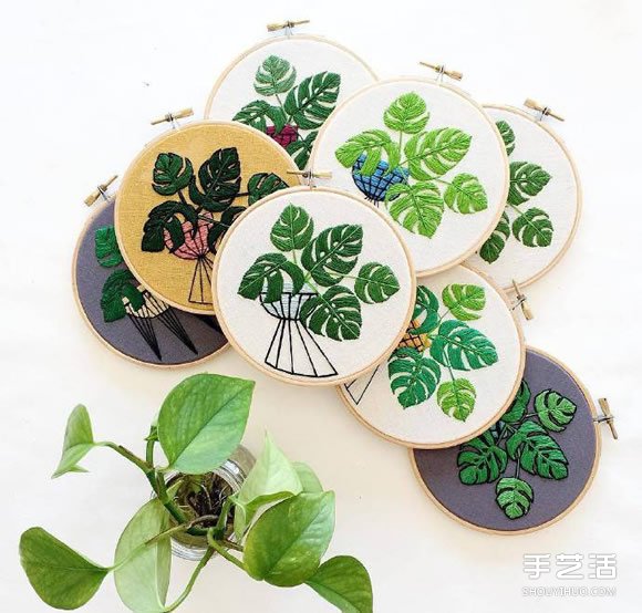 小清新手工刺繡作品欣賞 感受一針一線的美好 -  rpnrmr.com