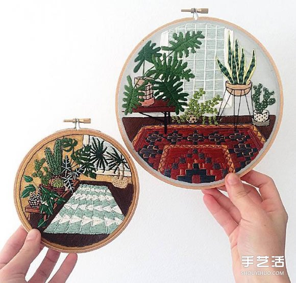 小清新手工刺繡作品欣賞 感受一針一線的美好 -  rpnrmr.com
