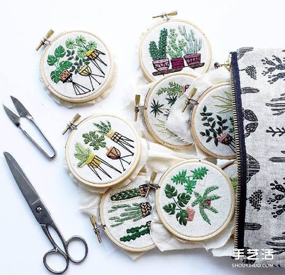 小清新手工刺繡作品欣賞 感受一針一線的美好 -  rpnrmr.com