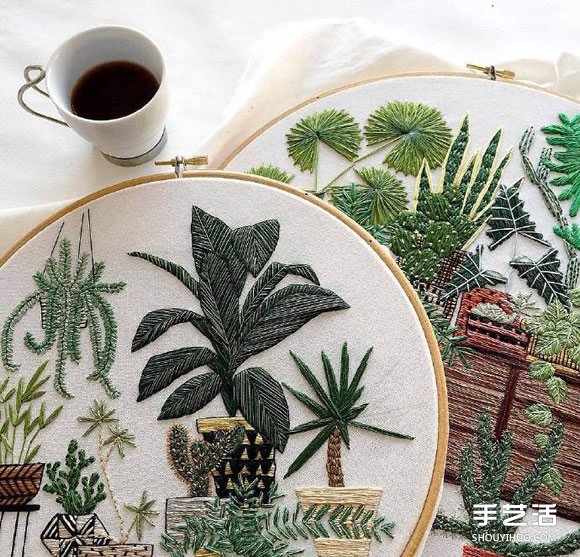 小清新手工刺繡作品欣賞 感受一針一線的美好 -  rpnrmr.com