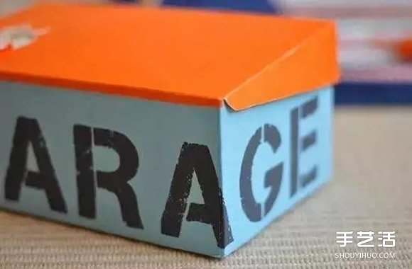 鞋盒廢物利用DIY手工制作小汽車停車場的方法 -  rpnrmr.com