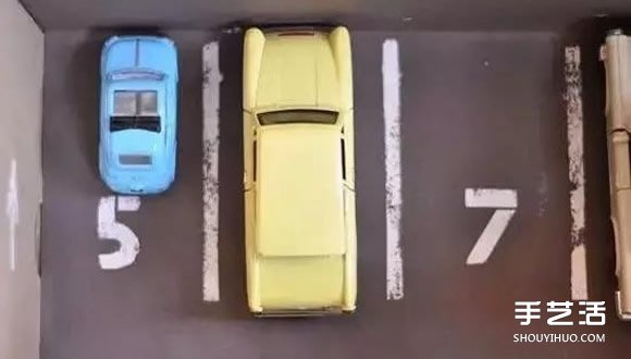 鞋盒廢物利用DIY手工制作小汽車停車場的方法 -  rpnrmr.com