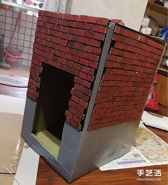 狗屋的制作方法帶圖片 廢紙箱做狗窩的做法 -  rpnrmr.com