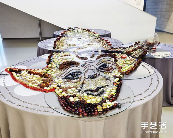 利用特定角度的視覺錯(cuò)位 創(chuàng)作大型食物藝術(shù) -  rpnrmr.com