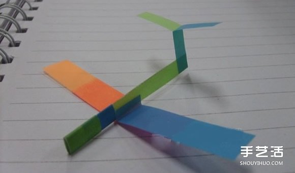 超久滑翔機(jī)折法圖解 簡(jiǎn)易便簽紙滑翔機(jī)制作 -  rpnrmr.com