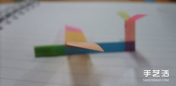 超久滑翔機(jī)折法圖解 簡(jiǎn)易便簽紙滑翔機(jī)制作 -  rpnrmr.com