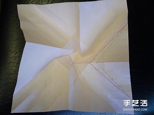 日本折紙大師的復雜玫瑰花折紙教程步驟圖解 -  rpnrmr.com