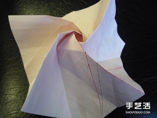日本折紙大師的復雜玫瑰花折紙教程步驟圖解 -  rpnrmr.com