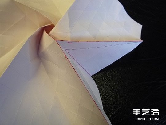 日本折紙大師的復雜玫瑰花折紙教程步驟圖解 -  rpnrmr.com